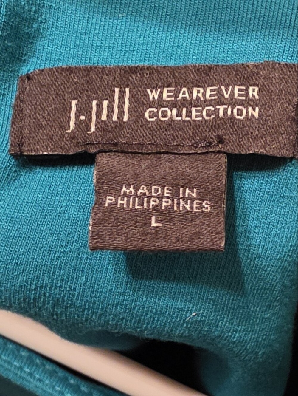 JJill Wearever Collection, Teal Soft Flowy Dress, Size L - Picture 4 of 6